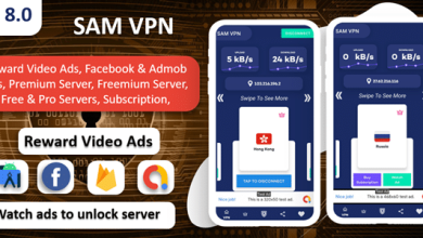 SAM VPN App v8.0 Nulled - Secure VPN and Fast Servers VPN