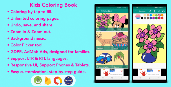 Kids Coloring Book for Android v2.4 Free