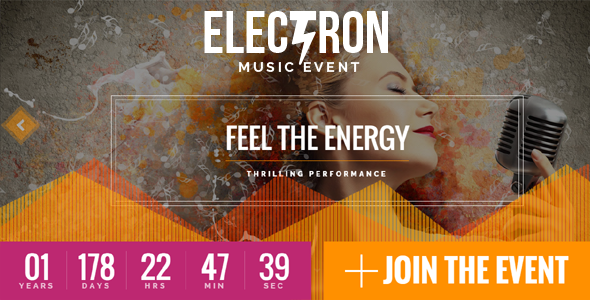 Electron v1.8.2 Nulled - Event Concert & Conference Theme