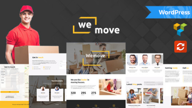 WeMove v1.5 Nulled - Home Moving & Logistic WordPress Theme