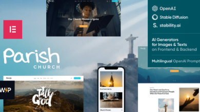 Parish v1.0 Nulled - Church, Religion & Charity WordPress Theme