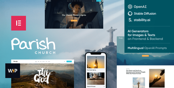 Parish v1.0 Nulled - Church, Religion & Charity WordPress Theme