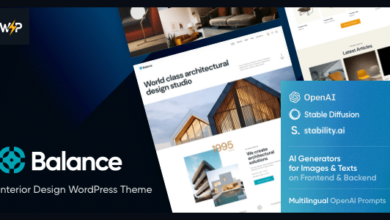 Balance v1.0 Nulled - Interior Design WordPress Theme