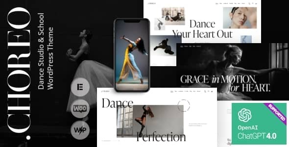 Choreo v1.0 Nulled - Dance Studio & School WordPress Theme