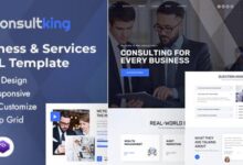 Consultking Nulled - Business HTML Template