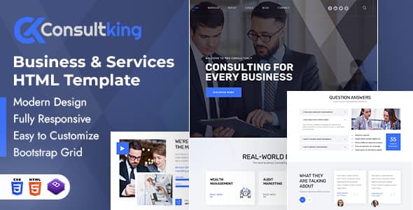 Consultking Nulled - Business HTML Template