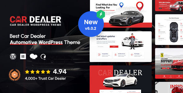 Car Dealer v6.0.2 Nulled - Automotive Responsive WordPress Theme