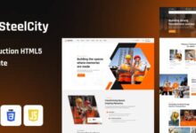 SteelCity Nulled - Construction HTML Template