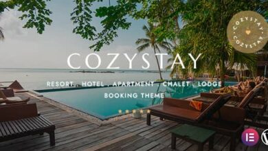 CozyStay v1.3.0 Nulled - Hotel Booking WordPress Theme
