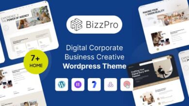 Bizzpro v1.0.1 – Digital Corporate Business Creative WordPress Theme Multipurpose