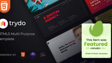 Trydo Nulled - Agency and Portfolio Template