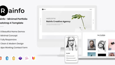 Rainfo Nulled - Portfolio and Agency Template