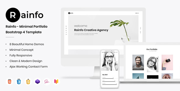 Rainfo Nulled - Portfolio and Agency Template