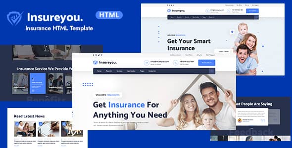Insureyou Nulled - Insurance HTML Template