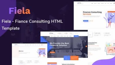 Fiela Nulled - Finance Consulting HTML Template