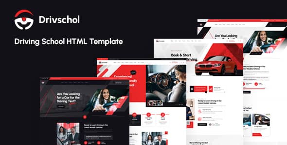 Drivschol Nulled - Driving School HTML Template