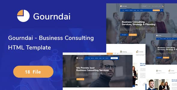 Gourndai Nulled - Business Consulting HTML Template