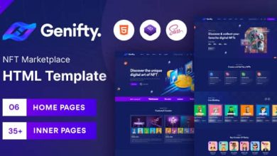 Genifty Nulled - NFT Marketplace HTML Template
