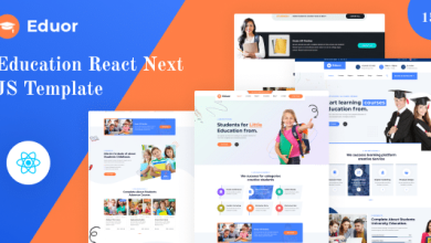 Eduor Nulled - Education React NextJs Template