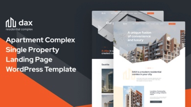 DAXX v1.0 Nulled - Apartment Complex WordPress Theme