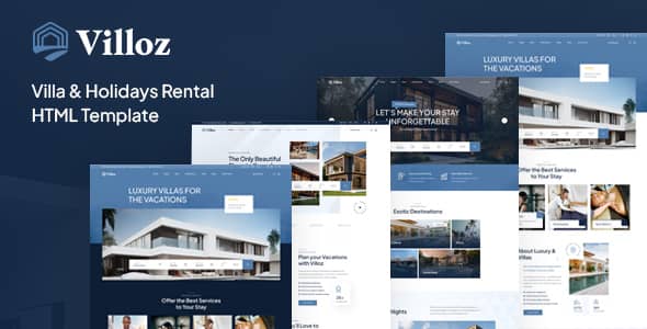 Villoz Nulled - Villa & Holidays Rental HTML Template