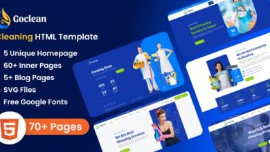 Go Clean Nulled - Multipurpose Cleaning Service and Renovation HTML Template