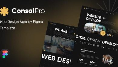 ConsalPro Nulled - Web Design Agency Figma Template