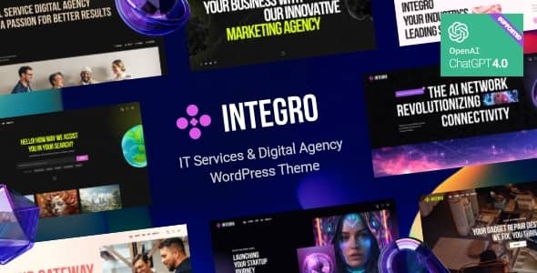 Integro v1.0 Nulled - IT Services & Digital Agency WordPress Theme