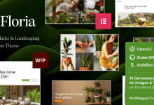 Floria v1.0 Nulled - Gardening & Landscaping WordPress Theme