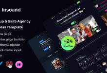 Insoand v1.0.0 Nulled - IT Startup & SaaS Agency WordPress Theme