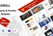 Drill Nulled - Handyman Services HTML Template