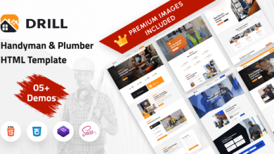 Drill Nulled - Handyman Services HTML Template