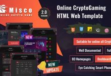 Miscoo v2.0 Nulled - Online CryptoGaming HTML Template