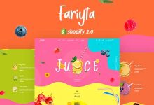 Faryita Nulled - Juice & Health Drinks Shopify Theme