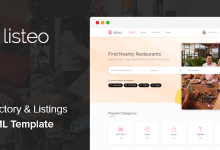 Listeo Nulled - Directory & Listings HTML Template