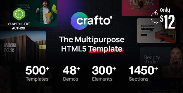 Crafto Nulled - The Multipurpose HTML5 Template