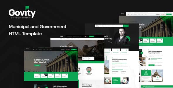 Govity Nulled - Municipal and Government HTML Template