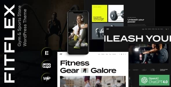 FitFlex v1.0 Nulled - Gym & Sports Store WordPress Theme