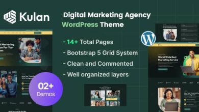 Kulan v1.0 Nulled - Digital Marketing Agency WordPress Theme