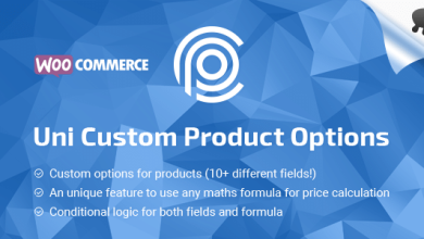 Uni CPO v4.9.3.4 Nulled - WooCommerce Options and Price Calculation Formulas