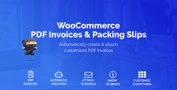 WooCommerce PDF Invoices & Packing Slips v1.5.3 Free