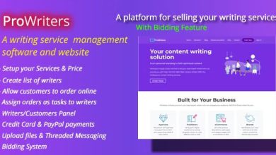ProWriters v2.0 Nulled - Sell writing services online