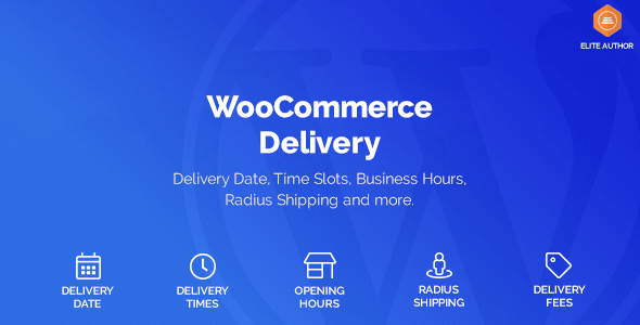 WooCommerce Delivery v1.2.4 Nulled - Delivery Date & Time Slots
