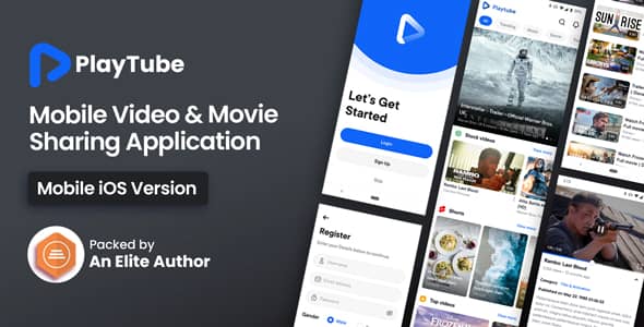PlayTube IOS v1.8 Nulled - Sharing Video Script Mobile IOS Native Application