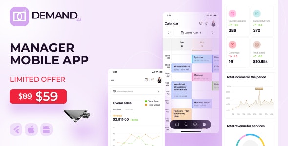 On-Demand24 v1.0 Nulled - Manager Application (iOS&Android)