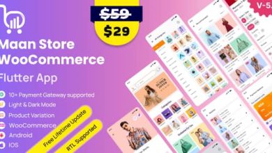 MaanStore v5.3 Nulled - Flutter eCommerce Full App ( Android & iOS )