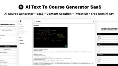 Ai Course Generator v1.0 Nulled - Text To Course SaaS Ai Video & Image Content Payment Earn Gemini React Admin