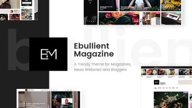 Ebullient v1.7 Nulled - Modern News and Magazine Theme