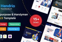 Hendrio – Multipurpose and Handyman Plumbing HTML5 Template