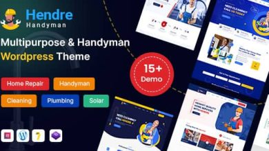 Hendre v1.0 Nulled - Repaire, Plumbing & Handyman Services WordPress Theme